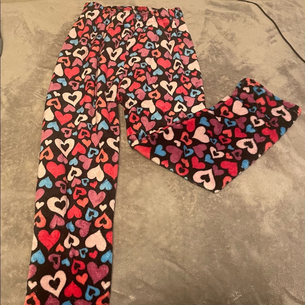 Pajama heart pants